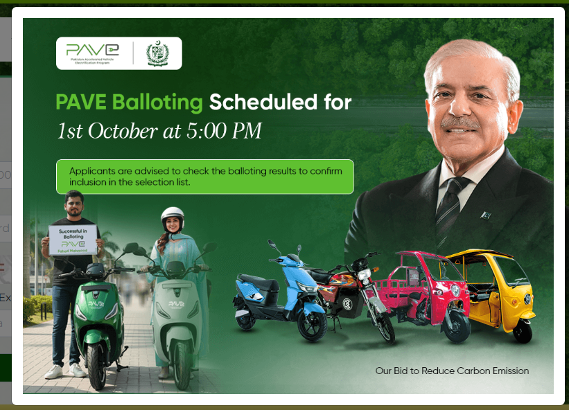 PAVE Scheme Balloting Result